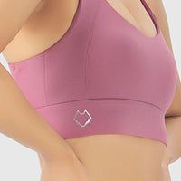 AK PRO Essential Sports Bra, 30A-34E Size, Padded (PNK) - Alpha Kleid