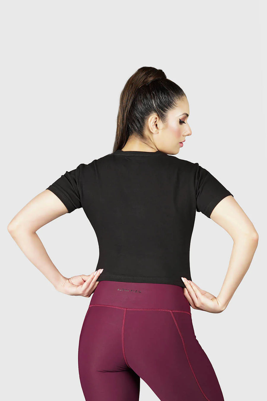 Legacy Crop Top (BLK) - Alpha Kleid