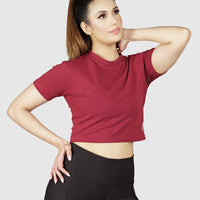 Legacy Crop Top (MRN) - Alpha Kleid