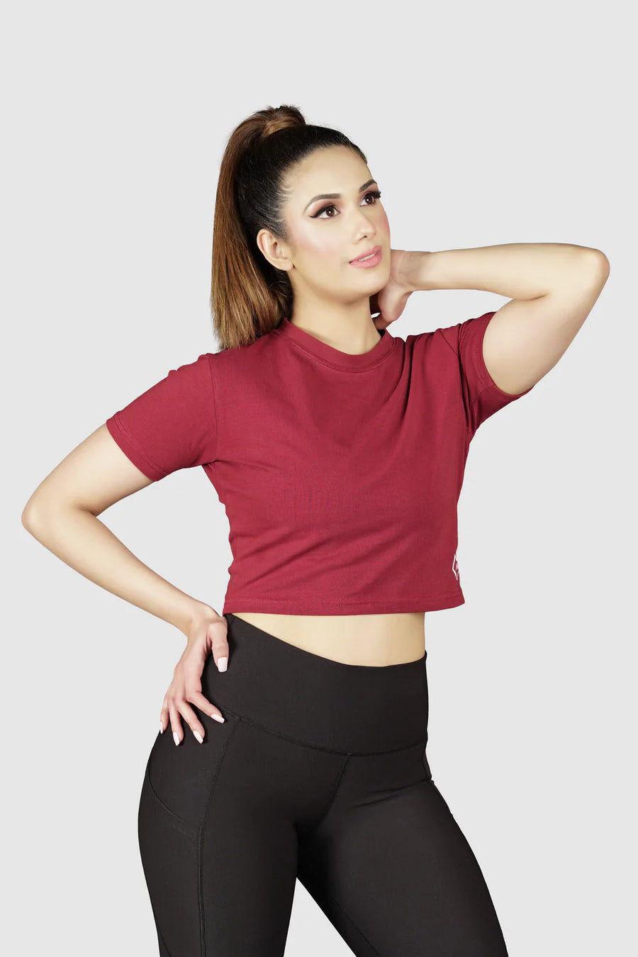 Legacy Crop Top (MRN) - Alpha Kleid