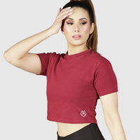 Legacy Crop Top (MRN) - Alpha Kleid