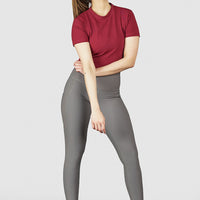 Sculpt Leggings - Brushed - Gym|Yoga|Barre (GRY) - Alpha Kleid