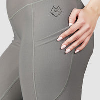 Sculpt Leggings - Brushed - Gym|Yoga|Barre (GRY) - Alpha Kleid