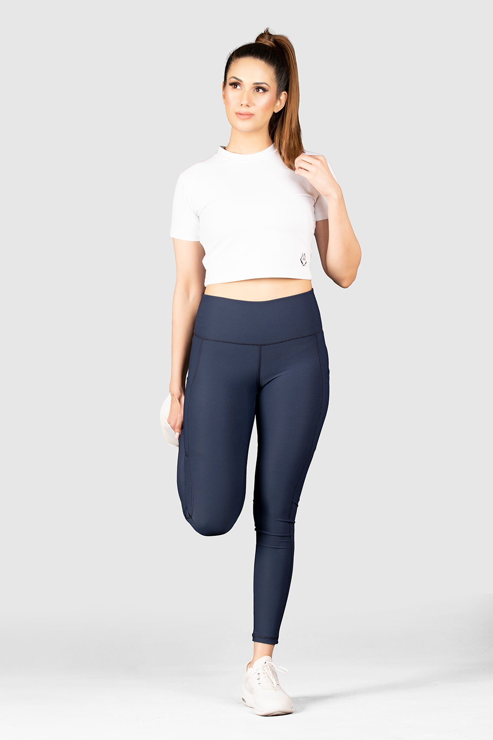 Sculpt Leggings - Brushed - Gym|Yoga|Barre (BLU) - Alpha Kleid