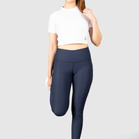 Sculpt Leggings - Brushed - Gym|Yoga|Barre (BLU) - Alpha Kleid