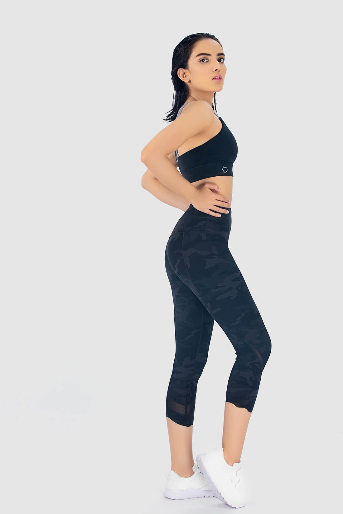 AK PRO Camo Leggings - Cropped - Brushed - High Rise - Alpha Kleid