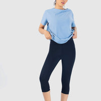 DriFit Training|Yoga Shirt - Super Soft - Relaxed Fit (BLU) - Alpha Kleid