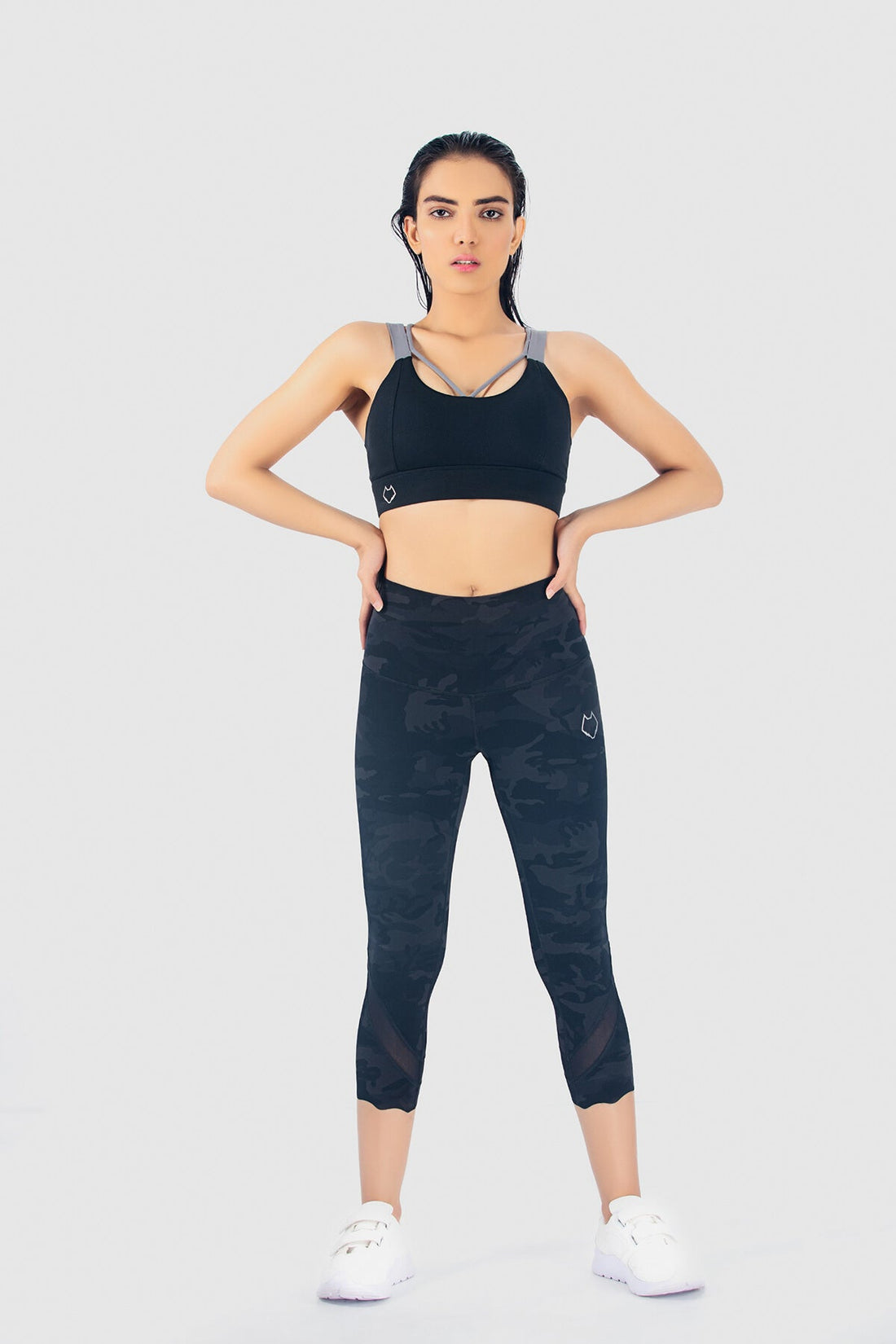 AK PRO Camo Leggings - Cropped - Brushed - High Rise - Alpha Kleid