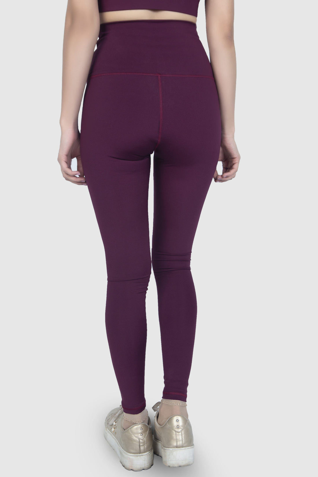 Yoga Sculpt Luxe Leggings (MRN) - Alpha Kleid