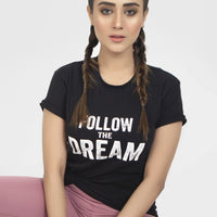 Follow the Dream - Shirt (BLK) - Alpha Kleid