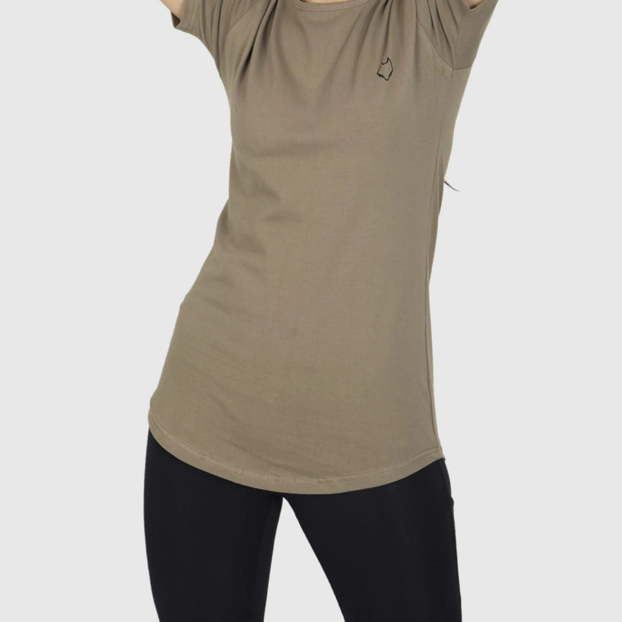 Essential Womens Tee (LBRN) - Alpha Kleid