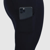 AK Epic Luxe Leggings - Pockets - Brushed (BLK) - Alpha Kleid