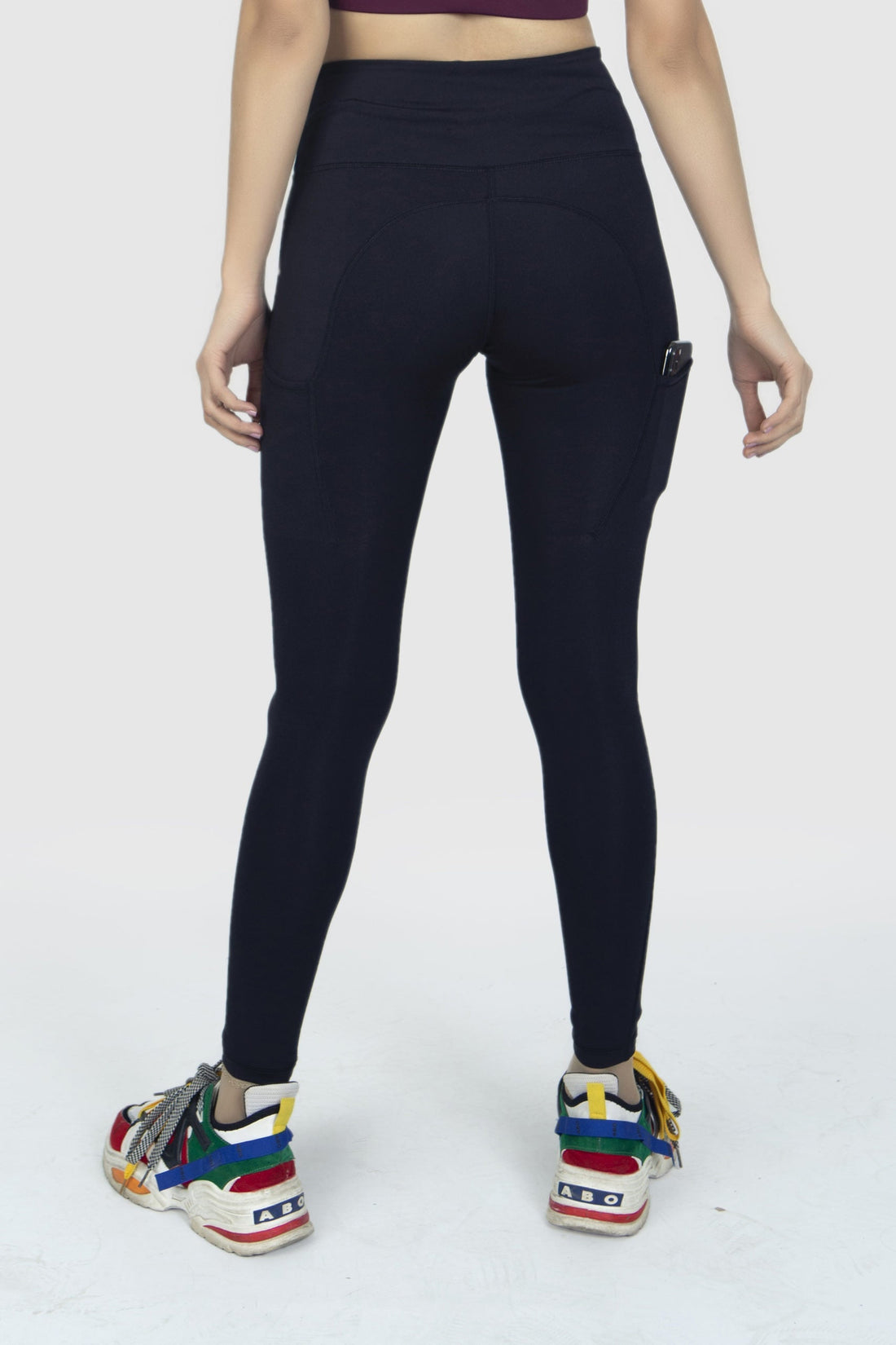 AK Epic Luxe Leggings - Pockets - Brushed (BLK) - Alpha Kleid