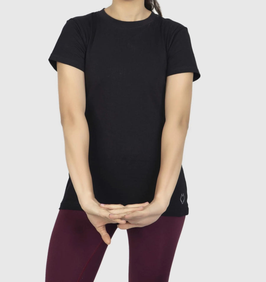 Essential Womens Tee (BLK) - Alpha Kleid