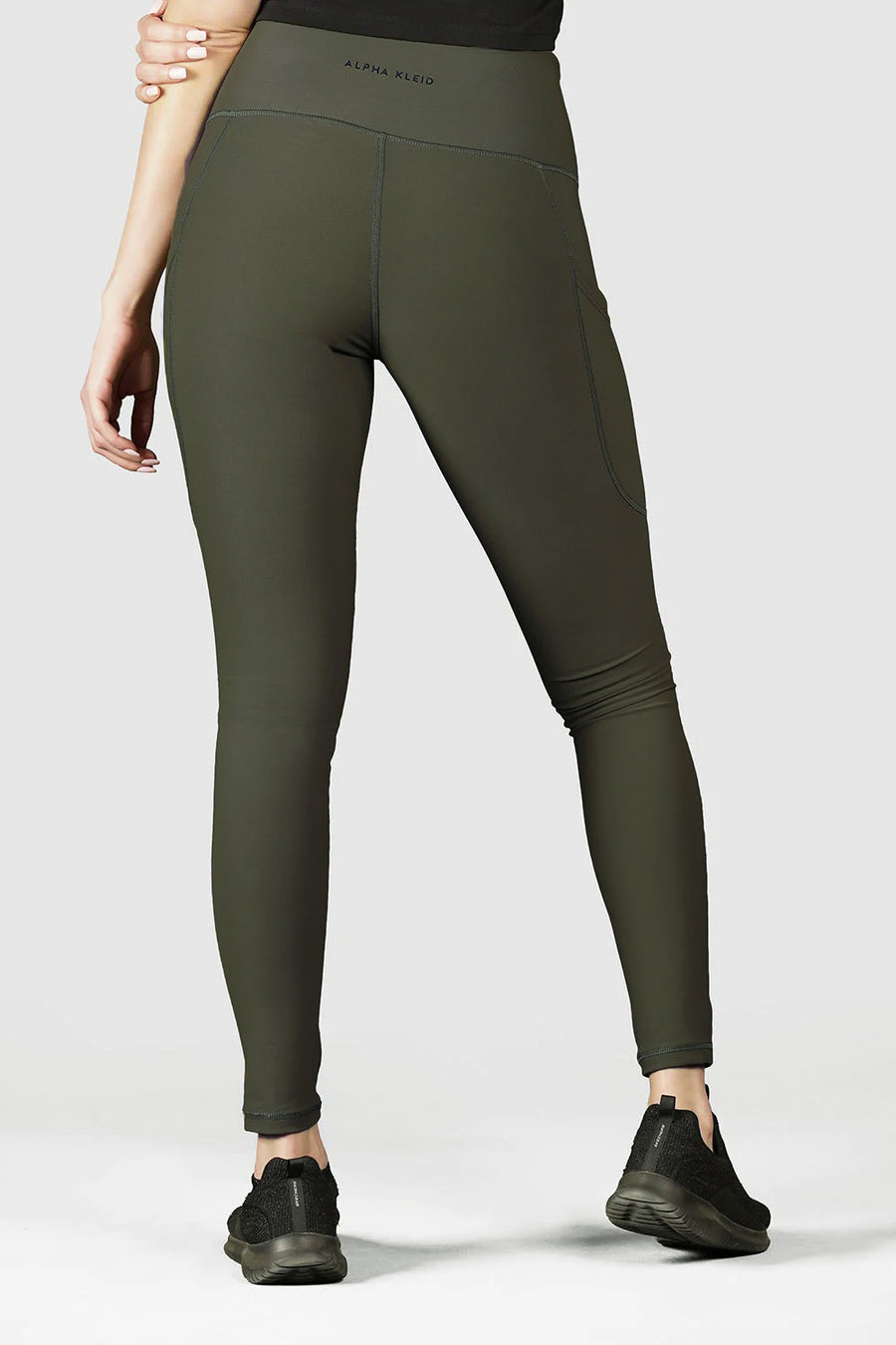 Sculpt Leggings - Brushed - Gym|Yoga|Barre (OLIVE) - Alpha Kleid