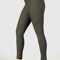 Sculpt Leggings - Brushed - Gym|Yoga|Barre (OLIVE) - Alpha Kleid