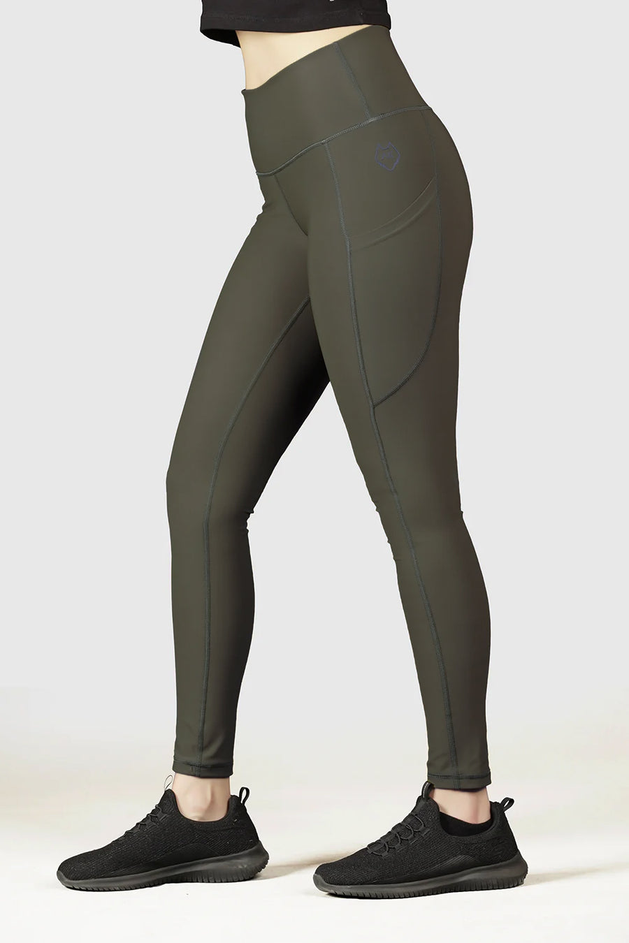 Sculpt Leggings - Brushed - Gym|Yoga|Barre (OLIVE) - Alpha Kleid