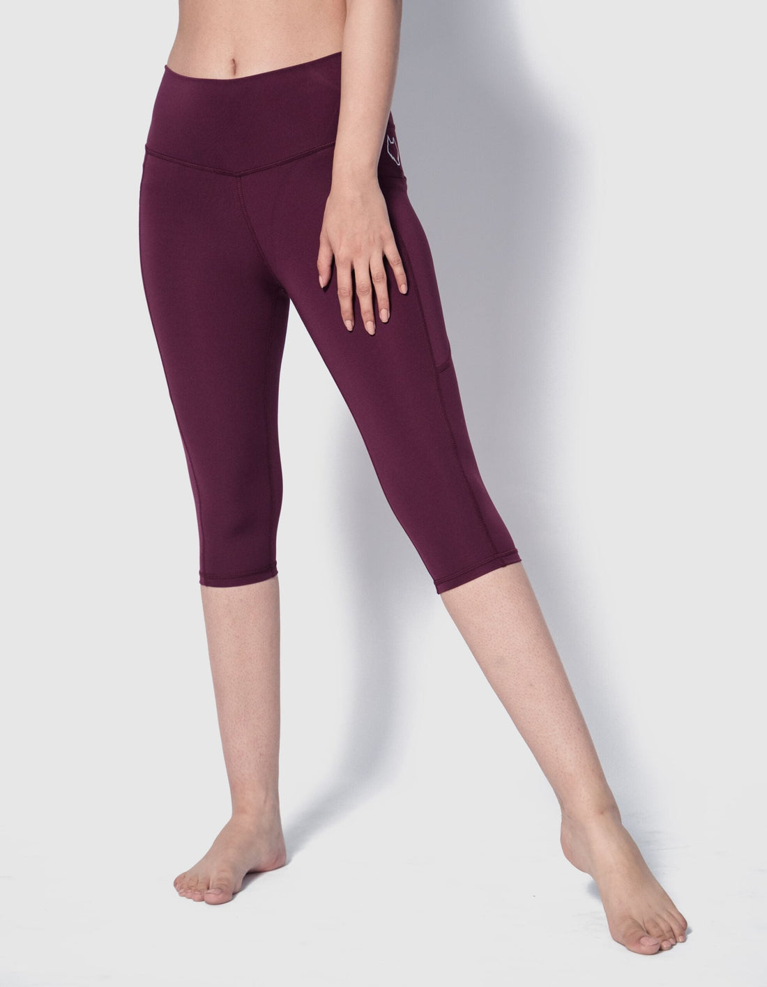 Sculpt Leggings X - Brushed - Pockets - Length 25"(MRN) - Alpha Kleid