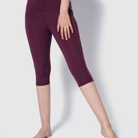 Sculpt Leggings X - Brushed - Pockets - Length 25"(MRN) - Alpha Kleid