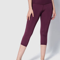 Sculpt Leggings X - Brushed - Pockets - Length 28"(MRN) - Alpha Kleid