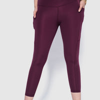 Sculpt Leggings X - Brushed - Pockets - Length 31"(MRN) - Alpha Kleid