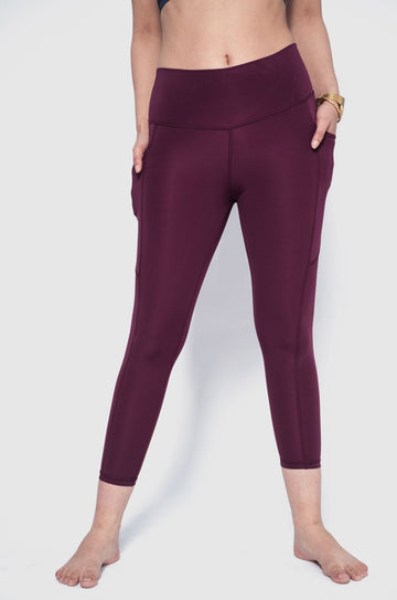 Sculpt Leggings X - Brushed - Pockets - Length 31"(MRN) - Alpha Kleid