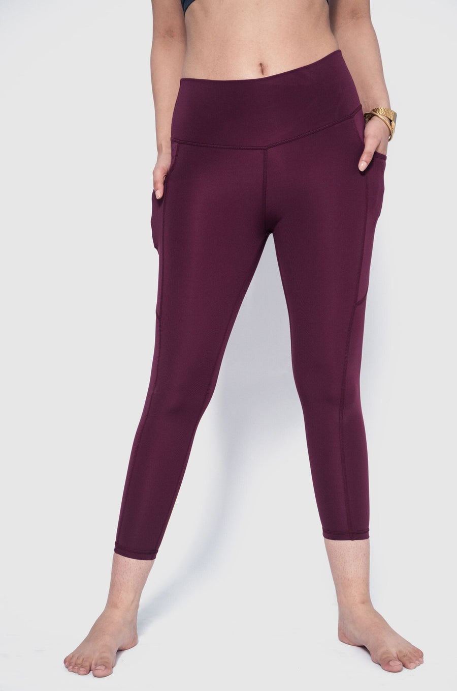 Sculpt Leggings X - Brushed - Pockets - Length 31"(MRN) - Alpha Kleid