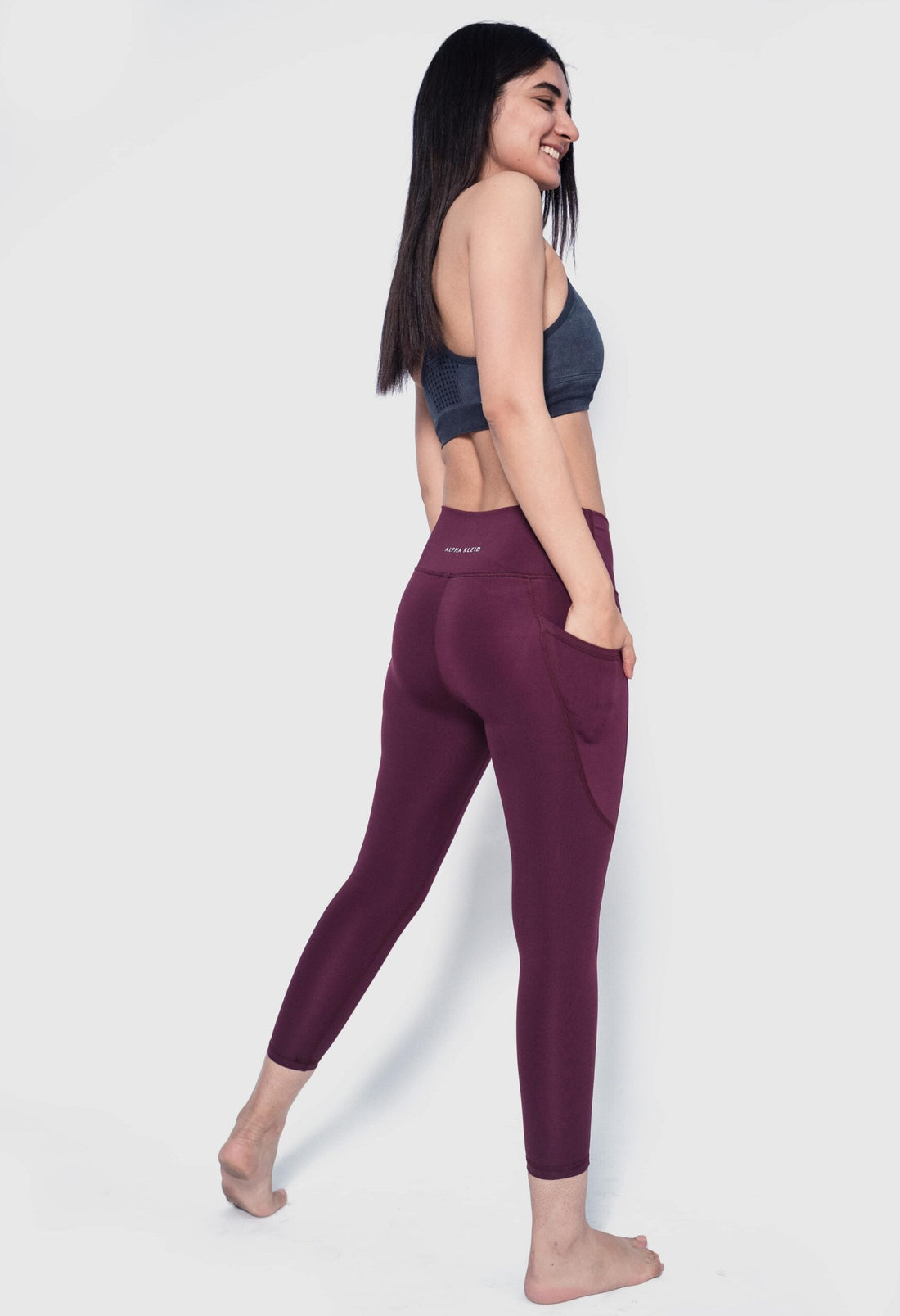 Sculpt Leggings X - Brushed - Pockets - Length 31"(MRN) - Alpha Kleid