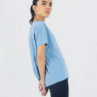 DriFit Training|Yoga Shirt - Super Soft - Relaxed Fit (BLU) - Alpha Kleid