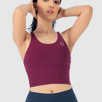 AK PRO Sports Bra, 30A-34E Size, Padded (RED) - Alpha Kleid