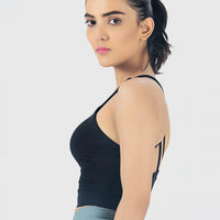 AK PRO Sports Bra, 30A-34E Size, Padded (BLK) - Alpha Kleid