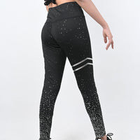 Brushed Black Sculpt Leggings – Full-length I High waisted I Ribbed waistband - Alpha Kleid