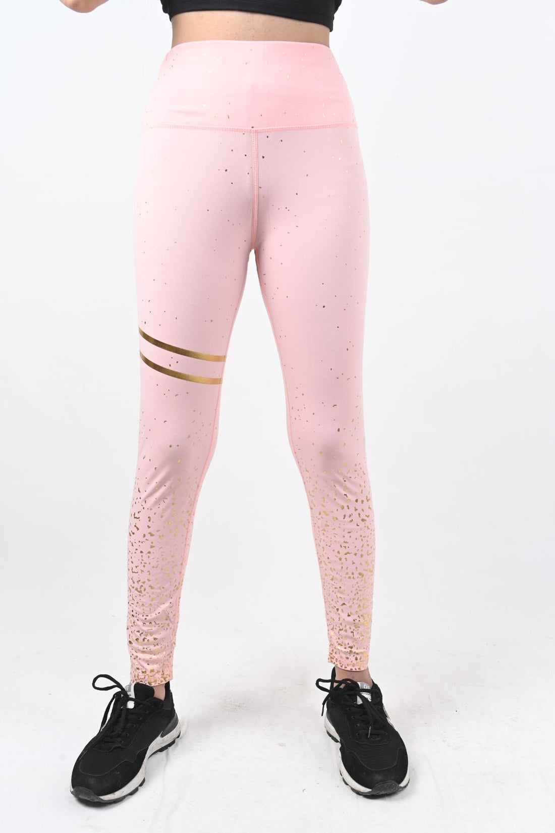 Brushed Pink Sculpt Leggings – Full-length I High waisted I Ribbed waistband - Alpha Kleid