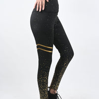 Brushed Black Sculpt Leggings – Full-length I High waisted I Ribbed waistband - Alpha Kleid