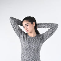 Active, Round-neck, Full Sleeves, Back-stitch T-shirt - Alpha Kleid